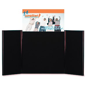 Briefcase Tabletop Display with Rect. Header - 24" x 48" Main Image