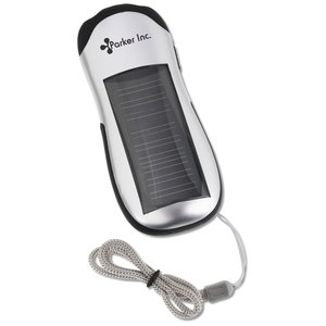 Solar Powered Flashlight 2 LED- Closeout Main Image