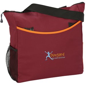 Two-Tone Tote Bag - Exclusive Colors - Embroidered Main Image