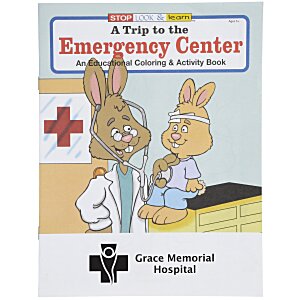 A Trip to the Emergency Center Coloring Book Main Image