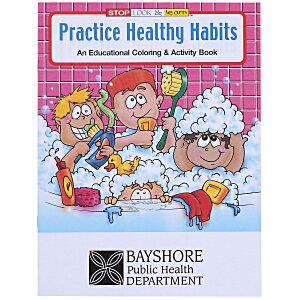 Practice Healthy Habits Coloring Book Main Image