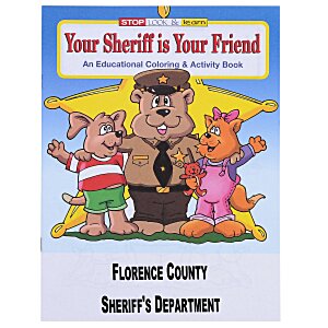 Your Sheriff is Your Friend Coloring Book Main Image