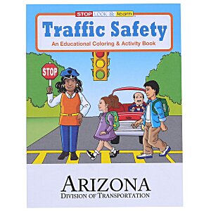 Traffic Safety Coloring Book Main Image