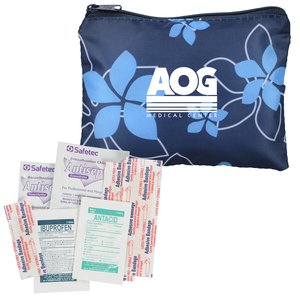 Fashion First Aid Kit - Navy Floral Main Image