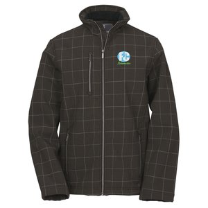 Cabrillo Plaid Soft Shell Jacket - Men's - Closeout Main Image