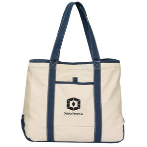Topsail Recycled Cotton Tote - Closeout Main Image