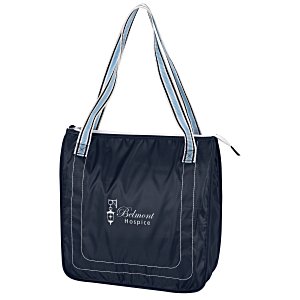 Color Band Cooler Tote Main Image
