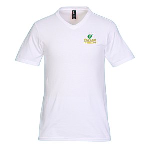 District Concert V-Neck Tee - Men's - White - Embroidered Main Image