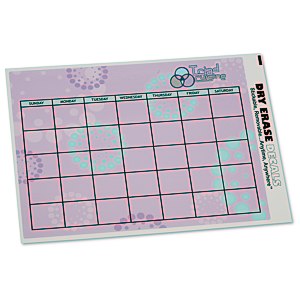 Removable Monthly Calendar Decal - Burst Main Image