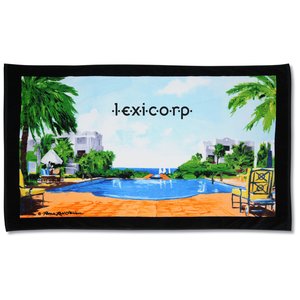 The Good Life Beach Towel - 35" x 60" - Closeout Main Image
