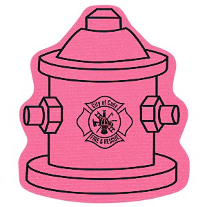 Cushioned Jar Opener - Fire Hydrant Main Image
