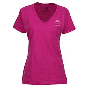 Fruit of the Loom HD V-Neck T-Shirt Ladies' - Screen - Colors Main Image