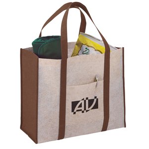Oversized Jute Blend Boat Tote - Closeout Main Image
