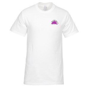 Fruit of the Loom Lofteez HD T-Shirt - Embroidered - White Main Image
