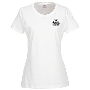 Fruit of the Loom HD T-Shirt - Ladies' - White Main Image