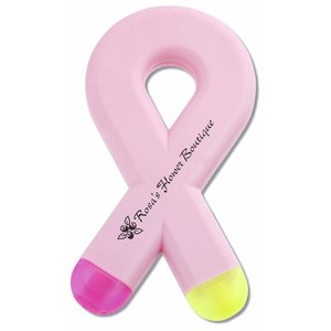 Awareness Ribbon Double-Sided Highlighter-Closeout Main Image