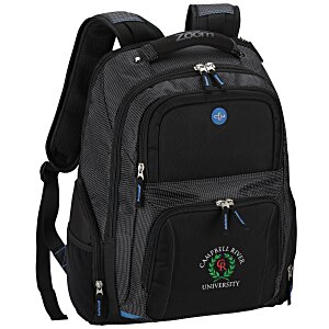 Zoom Checkpoint-Friendly Laptop Backpack - Embroidered Main Image