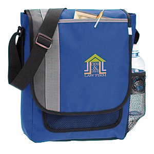Side Swipe Messenger Bag - Embroidered Main Image