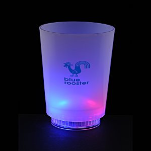 Light-Up Frosted Glass - 11 oz. - Multicolor Main Image