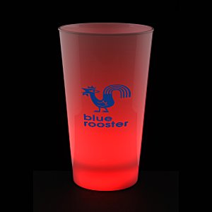 Light-Up Frosted Glass - 17 oz. - Multicolor Main Image