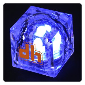 Crystal Light Up Ice Cube - Blue Main Image
