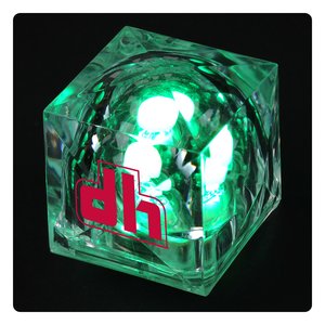 Crystal Light Up Ice Cube - Green Main Image