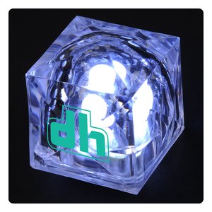Crystal Light Up Ice Cube - White Main Image