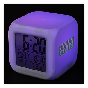 Color Changing LED Alarm Clock Main Image