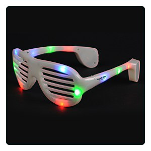 Light-Up Slotted Glasses - Multicolor Main Image