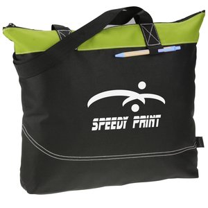 Network Zippered Tote - Closeout Main Image