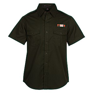 Two-Pocket-Stain Resistant SS Shirt - Men's Main Image