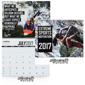 Extreme Sports Motivation Calendar Main Image