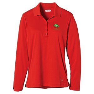 Brecon Long Sleeve Moisture Wicking Polo - Ladies' - 24 hr Main Image
