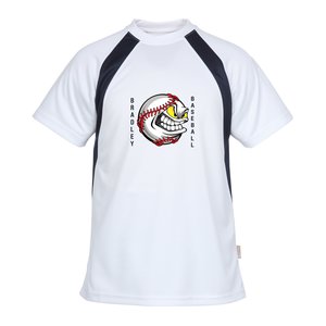 Athletic Colorblock Performance Tee - Full Color Main Image