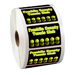Full Color Sticker by the Roll - Rectangle - 1-1/2" x 2-1/4" Main Image
