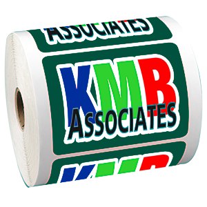Full Color Sticker by the Roll - Rectangle - 2-3/4' x 3-3/4" Main Image