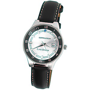 Ostrava Leather Watch - 1-1/8" Main Image