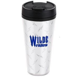 Diamond Plate Voyager Insulated Travel Tumbler - 16 oz. Main Image