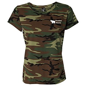 Code V Camouflage T-Shirt - Ladies' Main Image
