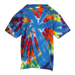 Tie-Dye Rainbow Cut Spiral T-Shirt - Youth Main Image