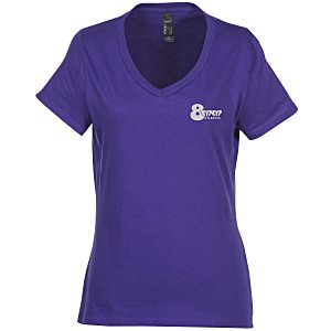 Hanes Perfect-T V-Neck T-Shirt - Ladies' - Colors Main Image