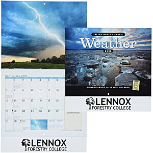 The Old Farmer's Almanac Calendar - Weather - Stapled - 24 hr Main Image