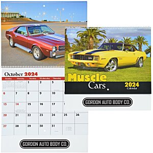 Muscle Cars Calendar - Spiral - 24 hr Main Image