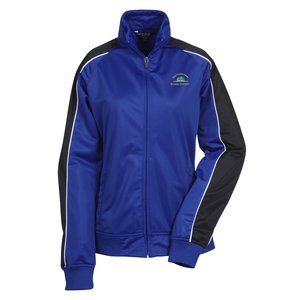 Piped Colorblock Tricot Track Jacket - Ladies' Main Image