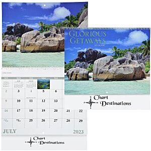 Glorious Getaways Calendar - Spiral - 24 hr Main Image