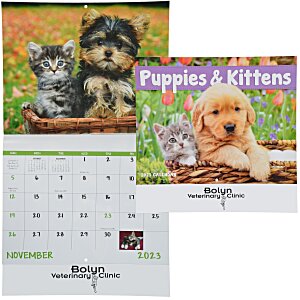 Puppies & Kittens Calendar - Stapled - 24 hr Main Image