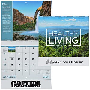 Healthy Living Calendar - Spiral - 24 hr Main Image