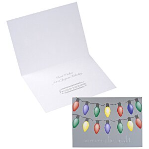Festive Lights Greeting Card Main Image