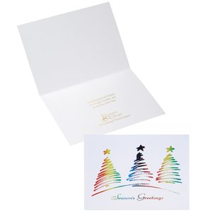 Rainbow Trees Greeting Card Main Image