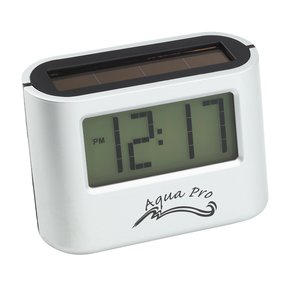 Ambi Solar Desk Alarm Clock - Closeout Main Image